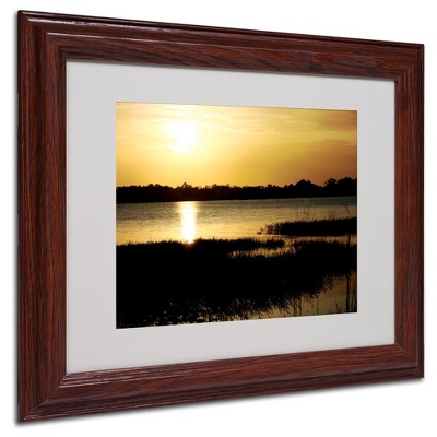 Trademark Fine Art - Patty Tuggle 'End of the Day' Matted Framed Art