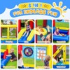 Belatt 8-in-1 Inflatable Waterpark Slide and Trampoline, Backyard Pool Toy Set with Basketball Hoop, Ball Pool and Blower, Backyard Fun - 3 of 4