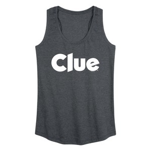 Women's - Clue - Clue Logo Graphic Racerback Tank - 1 of 4