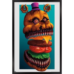 Trends International Five Nights at Freddy's - Burgers Framed Wall Poster Prints - 1 of 4