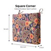 Peace Nest Solid Outdoor Patio Seat Cushion Set of 4 - 2 of 4