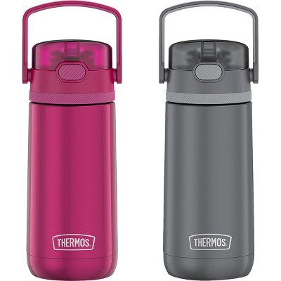 Thermos Funtainer 16 Ounce Stainless Steel Vacuum Insulated Bottle With  Wide Spout Lid, Pink : Target