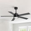 Airsurfer 52-in Black Ceiling Fan with 5 Black ABS Blades, DC Motor, 6-Speed, Remote Control, Downrod Mount - 4 of 4
