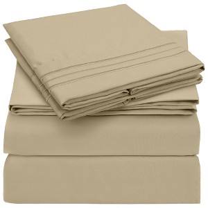 4 Piece Microfiber Sheet Set - Mellanni - 1 of 4