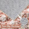 Acekool 9x12 Washable Boho Vintage Medallion Area Rug, Non-Slip, Stain Resistant, Non-Shedding Carpet for Living Room, Bedroom, Office - 4 of 4