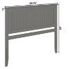 Atlantic Furniture Nantucket King Headboard with Turbo Charger in Grey - image 2 of 4