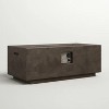 Concrete Propane/Natural Gas Fire Pit Table, Modern Outdoor Heating Solution with Steel Burn Area and 50,000 BTU - 4 of 4