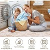 Machine Washable Area Rug Boho Low Pile Rug Geometric Trellis Non Slip Backing Rug Foldable Ultra-Thin Carpet - 4 of 4
