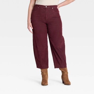 Women's High-Rise Corduroy Barrel Jeans - Universal Thread' - image 4