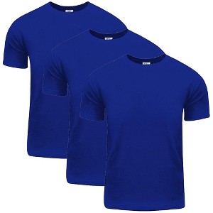 3 Pack Shaka Wear Men's Active Comfort Cotton Short Sleeve Crew Neck T-Shirt - 1 of 4