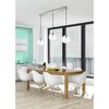 Elegant Lighting Baxter 3 Lights Black Pendant With Clear Glass - 2 of 4