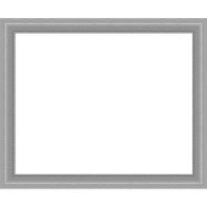 Amanti Art Peak Polished Nickel Narrow Framed Dry Erase Magnetic Board - 1 of 4