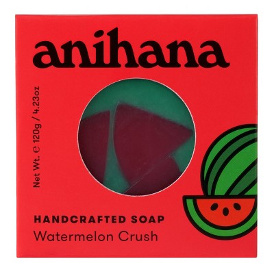 anihana Hydrating Gentle Bar Soap - Watermelon Crush - 4.23oz