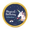 84 Pcs Navy Unicorn Kid's Birthday Candy Party Favors Chocolate Coins with Gold Foil - 2 of 2