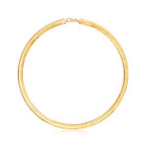 Ross-Simons Italian 8mm 18kt Gold Over Sterling Omega Necklace - 1 of 3