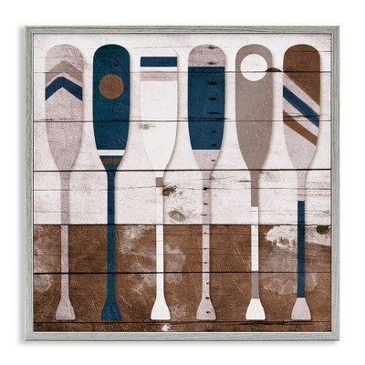 Stupell Industries Rustic Ocean Paddle Ores, 24" x 24"