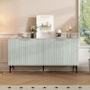 NicBex Buffet Cabinet with Storage, 4-Door Sideboard Cabinet with Adjustable Shelf for Kitchen,Dining Room,Hallway - 4 of 4