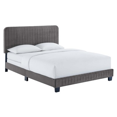 Modway Celine Channel Tufted Performance Velvet Full Bed