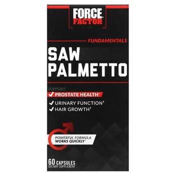 Force Factor Fundamentals, Saw Palmetto, 60 Capsules