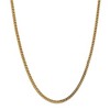 Black Bow Jewelry 3.7mm 14k Yellow Gold Hollow Franco Chain Necklace - 3 of 4