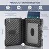 AirTag Wallet for Men, RFID Blocking Slim Mens Wallet with Money Clip, Minimalist Credit Card Holder for Apple Air Tag - 3 of 4