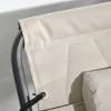 TiramisuBest Folding Chaise Lounge Set w/ 5-Level Recliner, Padded Seat, Pocket & Headrest for Beach/Yard/Patio (Khaki) - 2 of 4