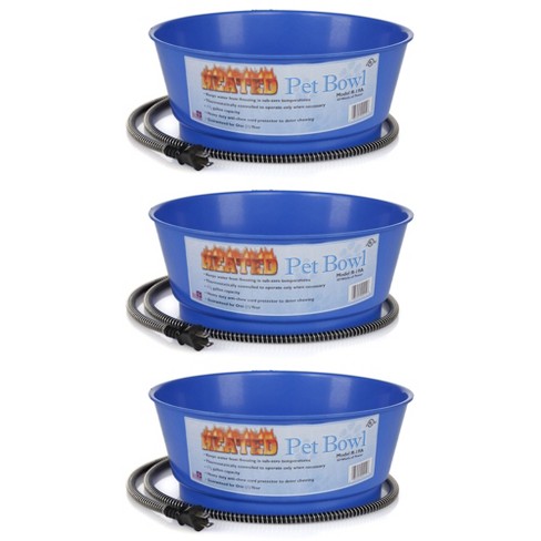 Gibson Home Bow Wow Meow 3-Piece Elevated Pet Bowl Dinner Set, Teal