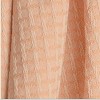 Manual Woodworks and Weavers Peach Cotton Throw – 67x46 Shell Lattice Blanket for Feminine Bedroom Decor - 2 of 3