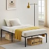 14 Inch Twin Bed Frame No Box Spring Needed, Heavy Duty Metal Platform Bed Frame Twin Size for Bedroom Easy Assembly, Noise Free, Black, Tiwn - 3 of 4