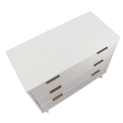 Granville Glam 41'' White Engineered Wood Horizontal Dresser