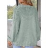 Womens Sweater Knit Cardigan with Pockets Open Front Cable Knit Sweater Chunky Thick Sweater Cardigan for Winter Comfy Knitwear - 4 of 4