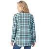 Woman Within Plus Size Classic Flannel Shirt - 3 of 4