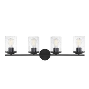 Savoy House Marshall 4 - Light Vanity in  Matte Black - 1 of 4
