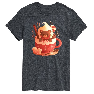 Men's - Instant Message - Bear Cocoa Mug Short Sleeve Graphic T-Shirt