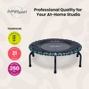 JumpSport 250 Fitness Rebounder Mini Trampoline for In Home Cardio Fitness - 2 of 4