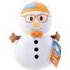 Blippi 7" Plush Christmas Toy, 2 Pack Holiday Bundle Set - Exclusive Figures, Winter Blippi and Snowman - Fun Stuffed Animal Doll - 3 of 3