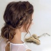 Unique Bargains Women's Fashion Elegant Faux Pearl Tassels Hair Clips 1 Pc - 2 of 3