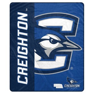 NCAA Creighton Bluejays Ultra Soft Tailgate Throw Blanket - 1 of 2