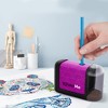 POWERME Electric Pencil Sharpener - Battery Powered For Colored Pencils, Ideal For No. 2 - 2 of 4
