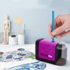 POWERME Electric Pencil Sharpener - Battery Powered For Colored Pencils, Ideal For No. 2 - image 2 of 4