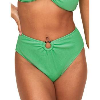Adore Me Women's Doara Bikini Swimwear Bottom Xl / Aquarius Blue. : Target