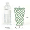 Big Dot of Happiness Sage Green Checkered Party - Favor Popcorn Treat Boxes - Set of 12 - 2 of 4