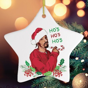 Ho’s Ho’s Ho’s Funny Hip-hop Style Christmas Ornament| OrnamentallyYou - 1 of 4
