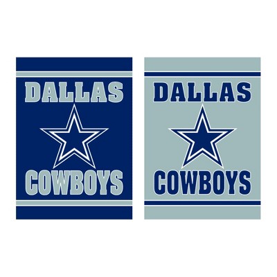 Evergreen Garden Flag Embossed Suede, Dallas Cowboys Double Sided Indoor Outdoor Decor 18" x 12.5"