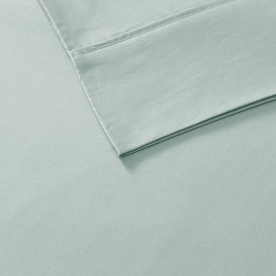 Aqua Organic Cotton King Deep Pocket Sheet Set