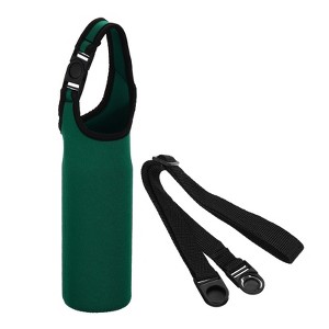 Unique Bargains Neoprene Insulated Removable Shoulder Straps Water Bottle Sling Bag 2.64"x7.28" - 1 of 4
