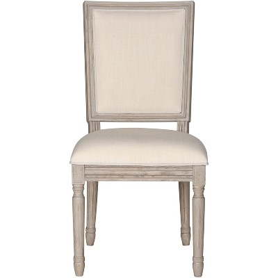 Buchanan Beige Linen Upholstered Side Chair Set