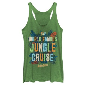 Women's Jungle Cruise The World Famous Logo Racerback Tank Top - 1 of 4