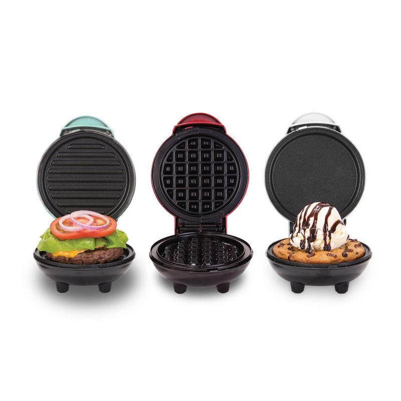 Dash Mini Griddle, Grill and Waffle Maker - 3-Piece Set, 2 of 11