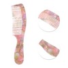 Unique Bargains Durable Hair Straightening Comb For Curly Hair Purple 1 Pc - 3 of 4